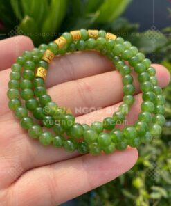 Chuỗi Vòng Tay Ngọc Bích 6mm Mix Charm Vàng 24k VVIP (VNB-VT329-4) 67 Chuỗi Vòng Tay Ngọc Bích 6mm Mix Charm Vàng 24k VVIP (VNB-VT329-4) 28