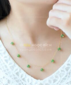 Dây Chuyền Ngọc Bích Bi 5mm (VNB-MD940)