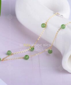 Dây Chuyền Ngọc Bích Bi 5mm (VNB-MD940)