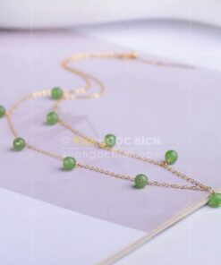 Dây Chuyền Ngọc Bích Bi 5mm (VNB-MD940)