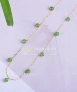 Dây Chuyền Ngọc Bích Bi 5mm (VNB-MD940)