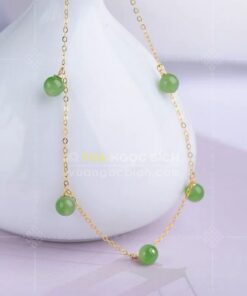 Dây Chuyền Ngọc Bích Bi 5mm (VNB-MD940)