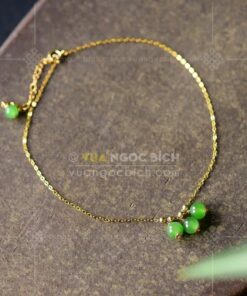 Lắc Chân Ngọc Bích Nữ (VNB-VT959) 12 Lắc Chân Ngọc Bích Nữ (VNB-VT959)