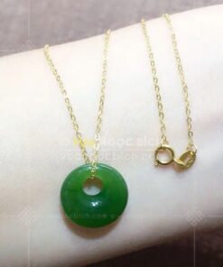 Mặt Dây Đồng Điếu Ngọc Bích (VNB-MD933) 14 Mặt Dây Đồng Điếu Ngọc Bích (VNB-MD933)