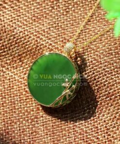 Mặt Dây Ngọc Bích Nữ (VNB-MD937) 16 Mặt Dây Ngọc Bích Nữ (VNB-MD937)