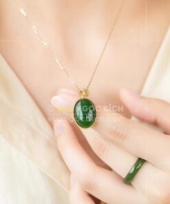 Mặt Dây Ngọc Bích Nữ (VNB-MD969) 12 Mặt Dây Ngọc Bích Nữ (VNB-MD969)