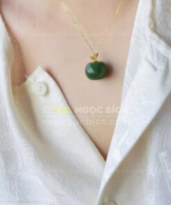 Mặt Dây Trái Táo Ngọc Bích (VNB-MD901)