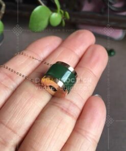 Mặt Dây Vàng 14k Lu Thống Ngọc Bích (VNB-MD800) 13 Mặt Dây Vàng 14k Lu Thống Ngọc Bích (VNB-MD800)