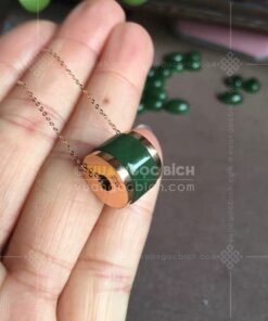 Mặt Dây Vàng 14k Lu Thống Ngọc Bích (VNB-MD800)