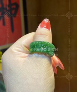 Nhẫn Càn Long Ngọc Bích Chạm Rồng Xanh Lý Đẹp (VNB-NN299) 19 Nhẫn Càn Long Ngọc Bích Chạm Rồng Xanh Lý Đẹp (VNB-NN299)