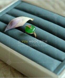 Nhẫn Đồng Điếu Ngọc Bích Nữ (VNB-NN943) 12 Nhẫn Đồng Điếu Ngọc Bích Nữ (VNB-NN943)
