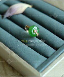 Nhẫn Đồng Điếu Ngọc Bích Nữ (VNB-NN943) 13 Nhẫn Đồng Điếu Ngọc Bích Nữ (VNB-NN943)