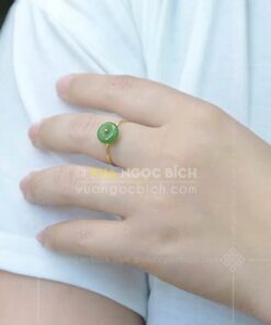 Nhẫn Đồng Điếu Ngọc Bích Nữ (VNB-NN941) 12 Nhẫn Đồng Điếu Ngọc Bích Nữ (VNB-NN941)