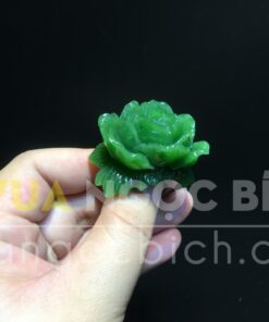 Nhẫn Ngọc Bích Chạm Khắc Hoa Mẫu Đơn VIP (VNB-NN161) 20 Nhẫn Ngọc Bích Chạm Khắc Hoa Mẫu Đơn VIP(VNB-NN161)