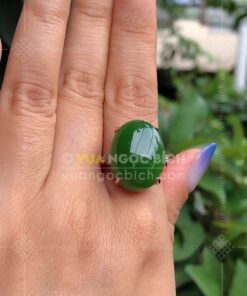 Nhẫn Ngọc Bích Nữ (VNB-NN944) 13 Nhẫn Ngọc Bích Nữ (VNB-NN944)