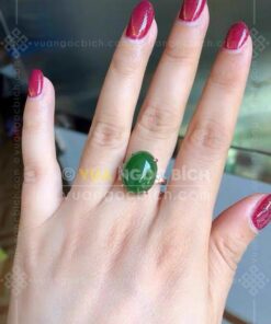 Nhẫn Ngọc Bích Nữ (VNB-NN944) 16 Nhẫn Ngọc Bích Nữ (VNB-NN944)