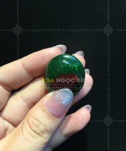 Nhẫn Yên Ngựa Ngọc Bích Xanh Lý (VNB-NN002-4)