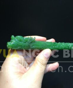 Tẩu Thuốc Ngọc Bích Chạm Rồng VIP 120x14mm (VNB-VPPTNB018) 13 Tẩu Thuốc Ngọc Bích Chạm Rồng VIP 120x14mm (VNB-VPPTNB018)