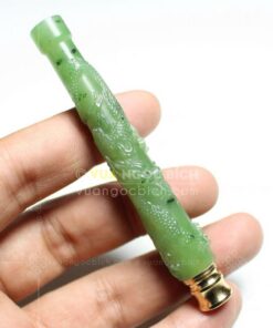 Tẩu Thuốc Ngọc Bích Nephrite Jade (VNB-VPPT028) 13 Tẩu Thuốc Ngọc Bích Nephrite Jade (VNB-VPPT028)