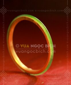 Vòng Tay Ngọc Bích Bản Liền Bọc Vàng (VNB-VT948) 18 Vòng Tay Ngọc Bích Bản Liền Bọc Vàng (VNB-VT948)