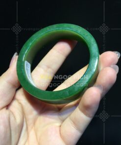 Vòng Tay Ngọc Bích Bản Liền Khối (VNB-VT323)