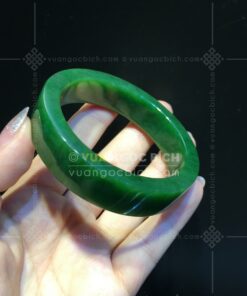 Vòng Tay Ngọc Bích Bản Liền Khối (VNB-VT323)