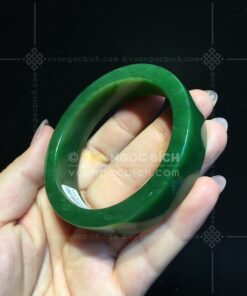 Vòng Tay Ngọc Bích Bản Liền Khối (VNB-VT323)