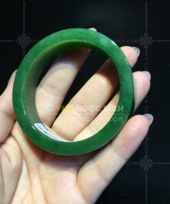 Vòng Tay Ngọc Bích Bản Liền Khối (VNB-VT323)