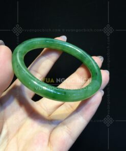 Vòng Tay Ngọc Bích Bản Liền Đũa Ni 53 (VNB-VT343) 17 Vòng Tay Ngọc Bích Bản Liền Đũa Ni 53 (VNB-VT343)