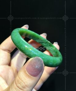 Vòng Tay Ngọc Bích Bản Hẹ Ni 53 (VNB-VT344) 15 Vòng Tay Ngọc Bích Bản Hẹ Ni 53 (VNB-VT344)