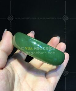 Vòng Tay Ngọc Bích Bản Liền Hẹ Ni 54 (VNB-VT341) 20 Vòng Tay Ngọc Bích Bản Liền Hẹ Ni 54 (VNB-VT341)