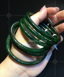 Vòng Tay Ngọc Bích Bản Liền (VNB-VT335)