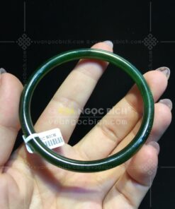 Vòng Tay Ngọc Bích Bản Liền (VNB-VT335)