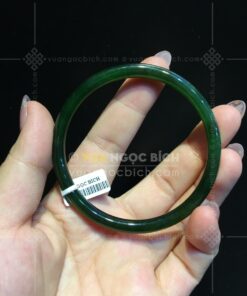 Vòng Tay Ngọc Bích Bản Liền (VNB-VT335)