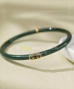 Vòng Tay Ngọc Bích Bản Liền (VNB-VT806)