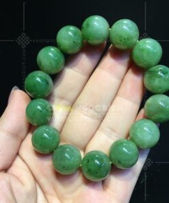Vòng Tay Ngọc Bích Nephrite 16mm (VNB-VT338)