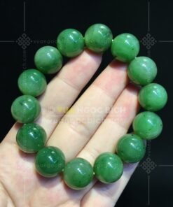 Vòng Tay Ngọc Bích Nephrite 16mm (VNB-VT338)