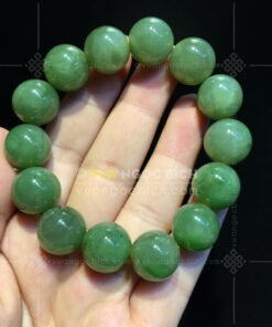 Vòng Tay Ngọc Bích Nephrite 16mm (VNB-VT338)
