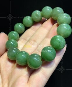 Vòng Tay Ngọc Bích Nephrite 16mm (VNB-VT338)