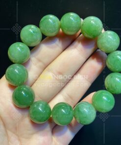 Vòng Tay Ngọc Bích Nephrite 16mm (VNB-VT338)