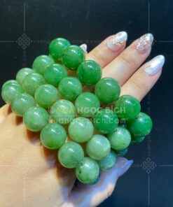 Vòng Tay Ngọc Bích Nephrite 16mm (VNB-VT338)