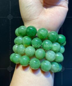 Vòng Tay Ngọc Bích Nephrite 16mm (VNB-VT338)