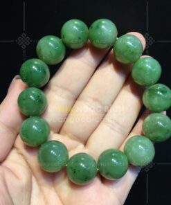 Vòng Tay Ngọc Bích Nephrite 16mm (VNB-VT338)