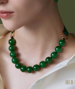 Chuỗi Cổ Ngọc Bích Nephrite Jade 16mm (VNB-CC952) 14 Chuỗi Cổ Ngọc Bích Nephrite Jade 16mm (VNB-CC952)