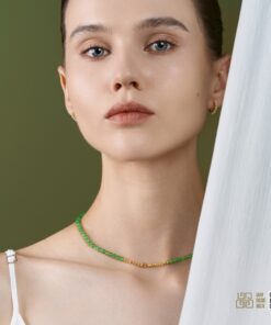 Chuỗi Cổ Ngọc Bích Nephrite Jade 4mm VIP (VNB-CC955)