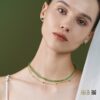 Chuỗi Cổ Ngọc Bích Nephrite Jade 4mm VIP (VNB-CC956) 1 Chuỗi Cổ Ngọc Bích Nephrite Jade 4mm VIP (VNB-CC956)