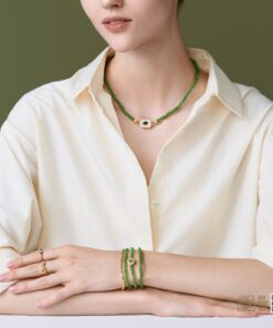 Chuỗi Cổ Ngọc Bích Nephrite Jade 5mm VIP (VNB-CC953) 11 Chuỗi Cổ Ngọc Bích Nephrite Jade 5mm VIP (VNB-CC953)