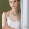 Chuỗi Cổ Ngọc Bích Nephrite Jade 5mm VIP (VNB-CC954) 1 Chuỗi Cổ Ngọc Bích Nephrite Jade 5mm VIP (VNB-CC954)