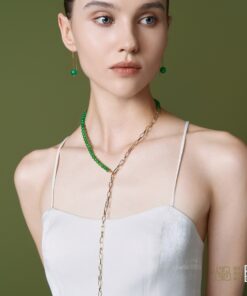 Chuỗi Cổ Ngọc Bích Nephrite Jade 6mm VIP (VNB-CC950) 15 Chuỗi Cổ Ngọc Bích Nephrite Jade 6mm VIP (VNB-CC950)