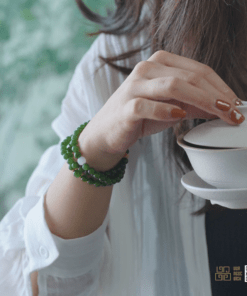 Chuỗi Vòng Tay Ngọc Bích Nephrite Jade 6mm Cuốn 3 Vòng (VNB-VT840) 13 Chuỗi Vòng Tay Ngọc Bích Nephrite Jade 6mm Cuốn 3 Vòng (VNB-VT840)